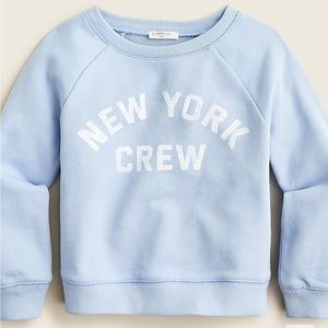 NWOT Crewcuts Girl’s Graphic Sweatshirt in Cotton Terry BH576